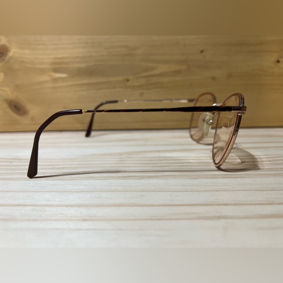 Vintage Logo Paris Gold Aviator Full Rim France Sunglasses Frames 145 626 55-18 - Picture 5 of 8